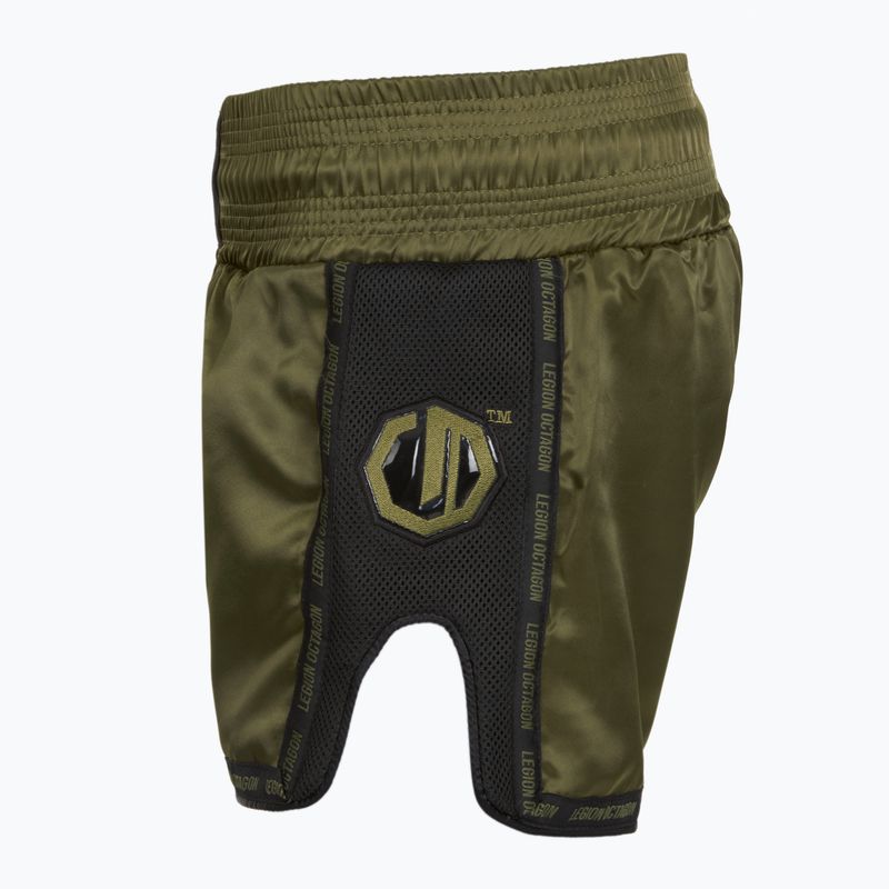 Tréningové šortky Octagon Kickboxing/Muay Thai Legion Future Premium army green 5