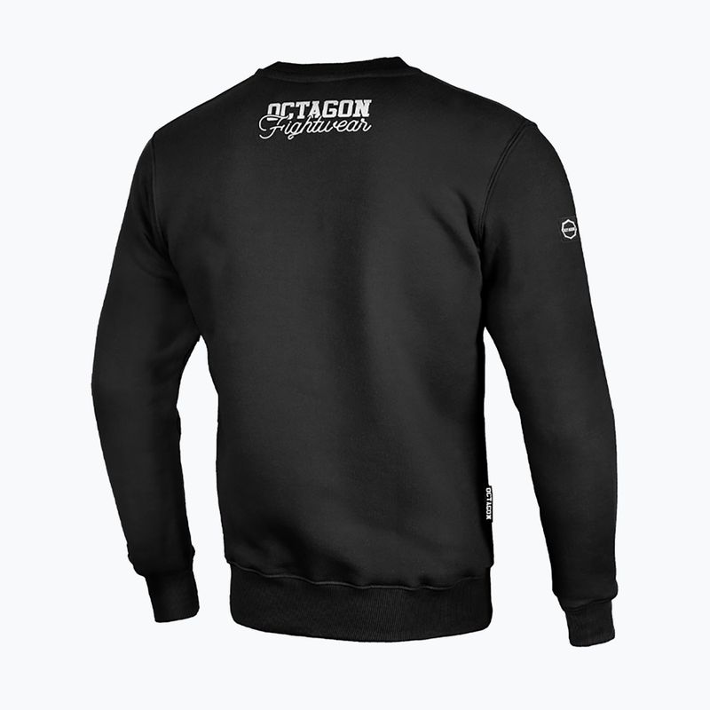 Pánska mikina Octagon Trenuj Sporty Walki black 2