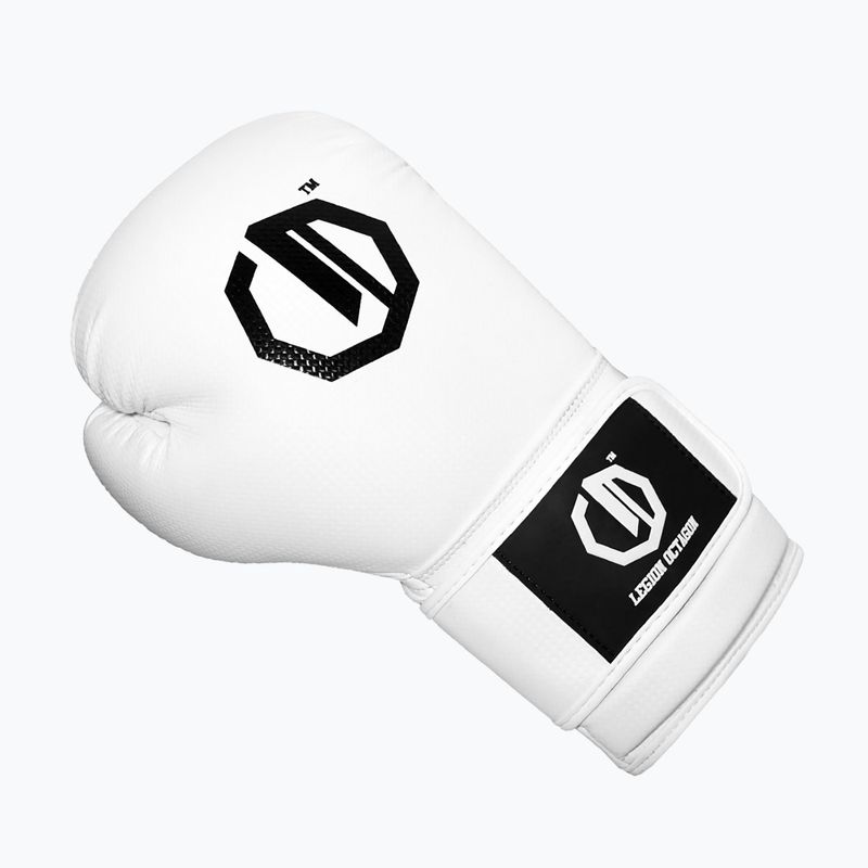 Boxerské rukavice Octagon Legion Kevlar white 2