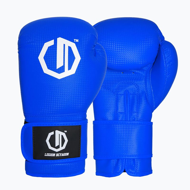 Boxerské rukavice Octagon Legion Kevlar blue