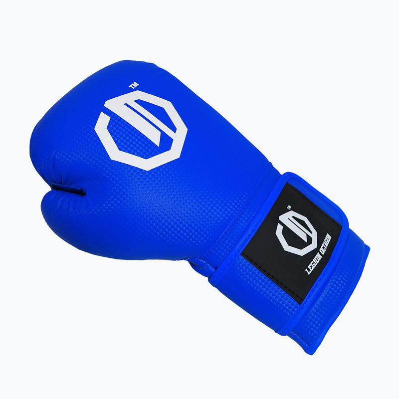 Boxerské rukavice Octagon Legion Kevlar blue 2