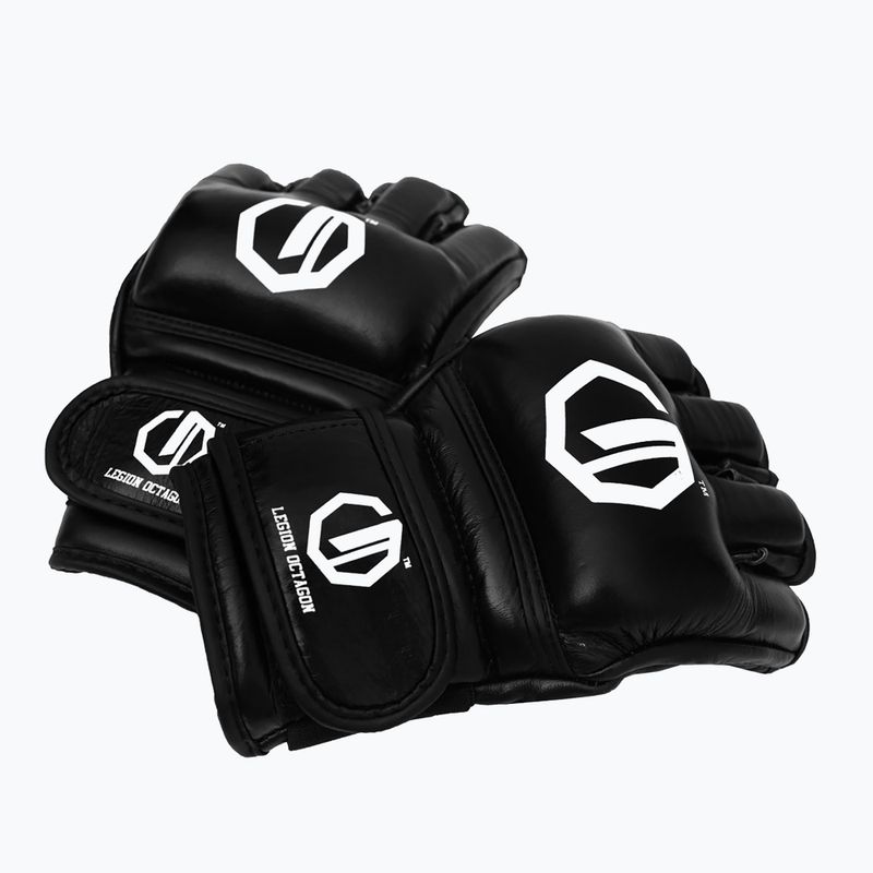 Grapplingové rukavice Octagon Legion President MMA black 3