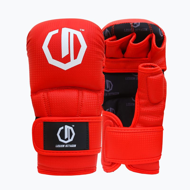 Sparingové rukavice Octagon Legion Kevlar MMA red