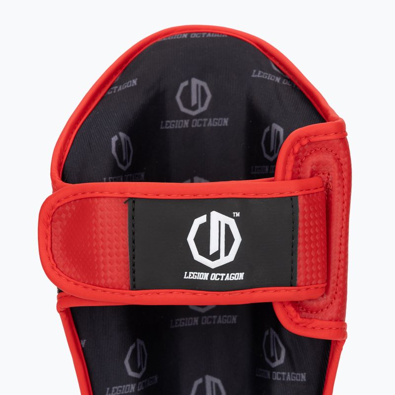 Chrániče holení a chodidiel Octagon Legion Kevlar red 7