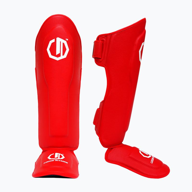 Chrániče holení a chodidiel Octagon Legion Kevlar red 2