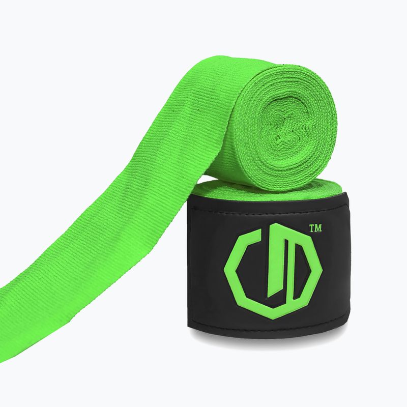 Boxerské bandáže Octagon Legion Supreme 400 cm light green 2