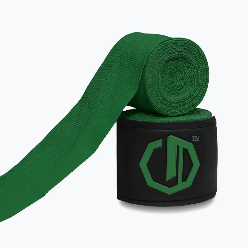 Boxerské bandáže Octagon Legion Supreme 400 cm dark green 2