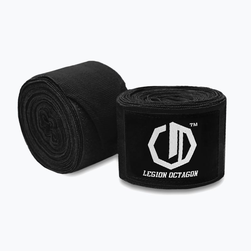 Boxerské bandáže Octagon Legion Standard 4m black