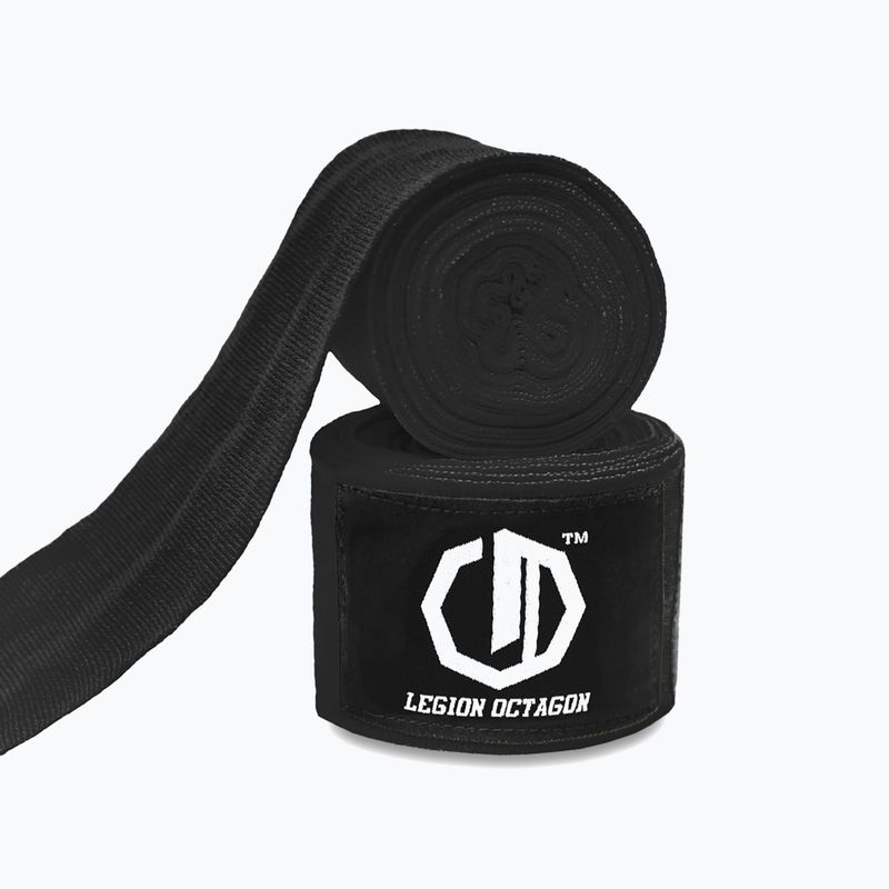 Boxerské bandáže Octagon Legion Standard 4m black 2