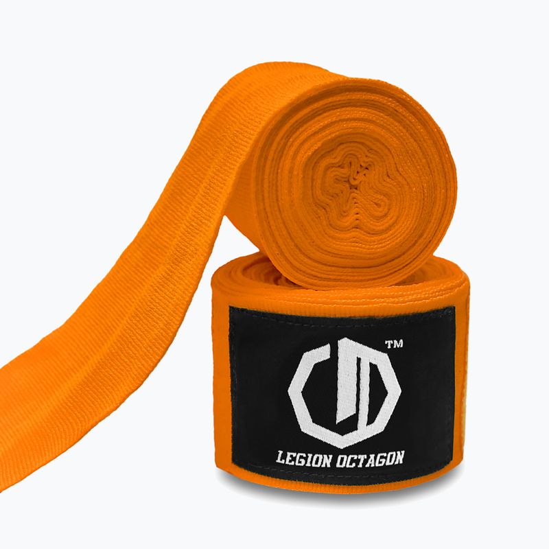 Boxerské bandáže Octagon Legion Standard 500 cm orange 2