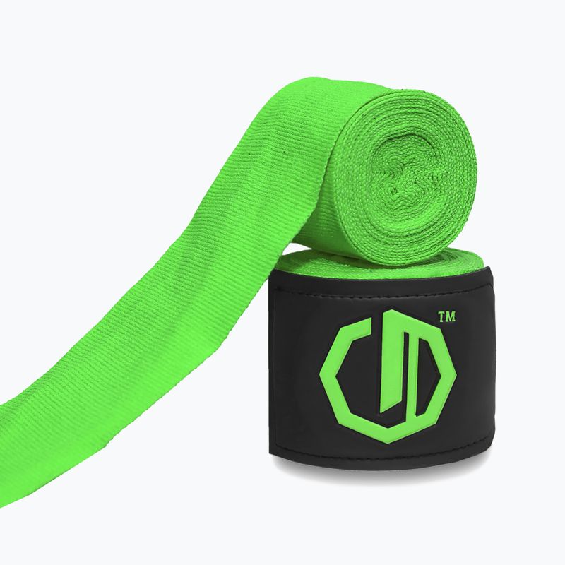 Boxerské bandáže Octagon Legion Supreme 500 cm light green 2