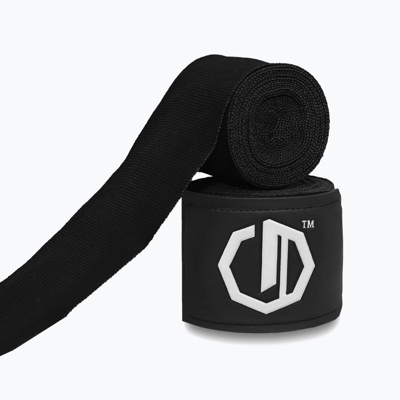Boxerské bandáže Octagon Legion Supreme 500 cm black/white 2