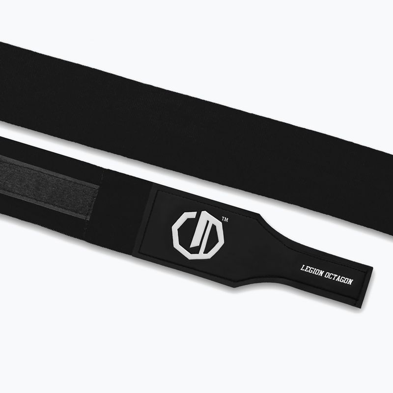 Boxerské bandáže Octagon Legion Supreme 500 cm black/white 3