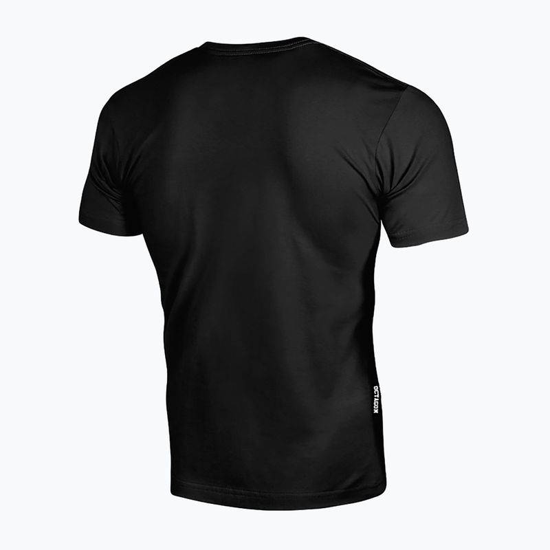 Pánske tričko Octagon Small Logo black/orange 2