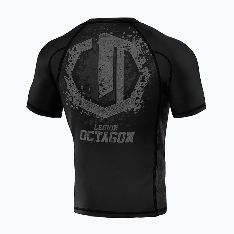 Pánsky rashguard Octagon Legion Premium Grunge black/grey 2