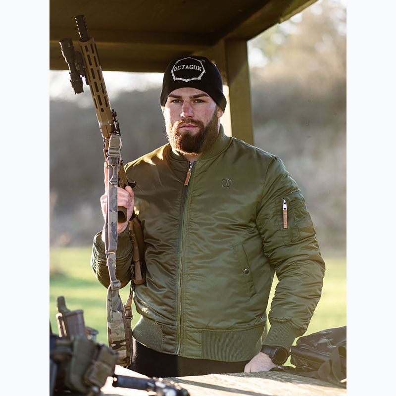 Pánska zimná bunda Octagon Legion Force army green 9