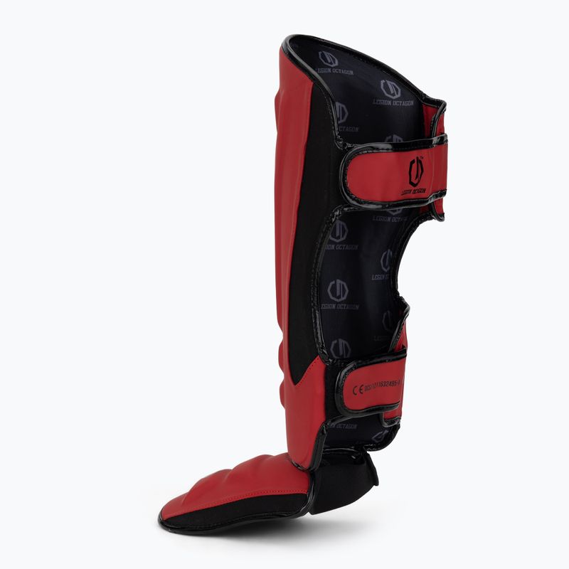 Chrániče holení a chodidiel Octagon Legion Enforcer dark red 3