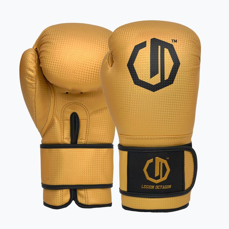 Boxerské rukavice Octagon Legion Kevlar + gold bag 2