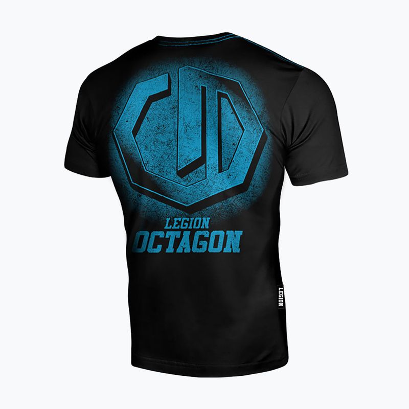 Pánske tričko Octagon Legion Conquest black/blue 2