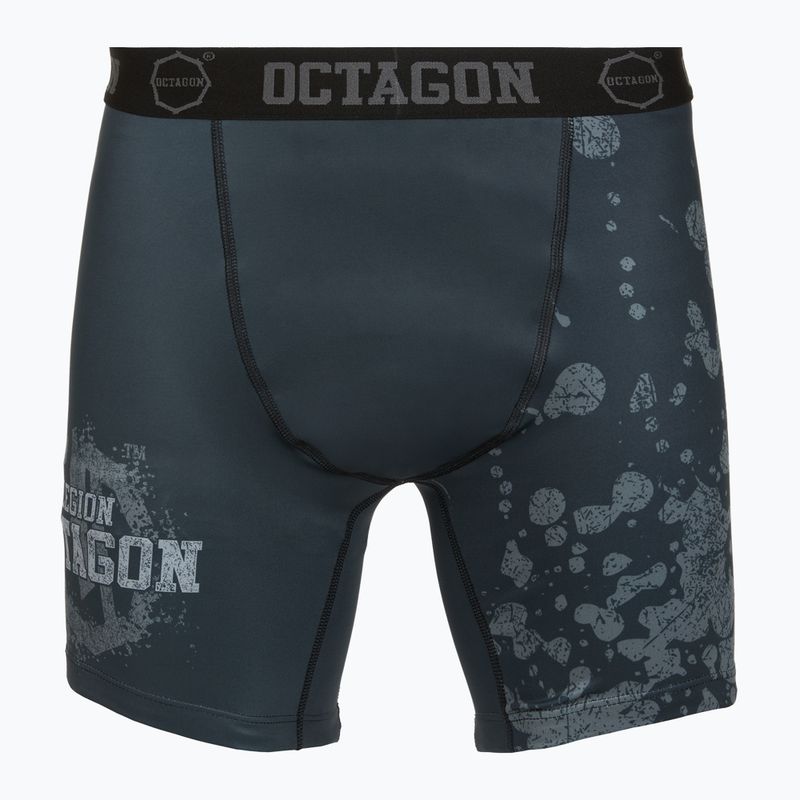 Pánske tréninkové šortky Octagon Legion Grunge black/grey