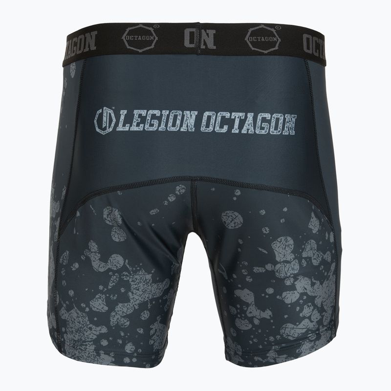 Pánske tréninkové šortky Octagon Legion Grunge black/grey 2