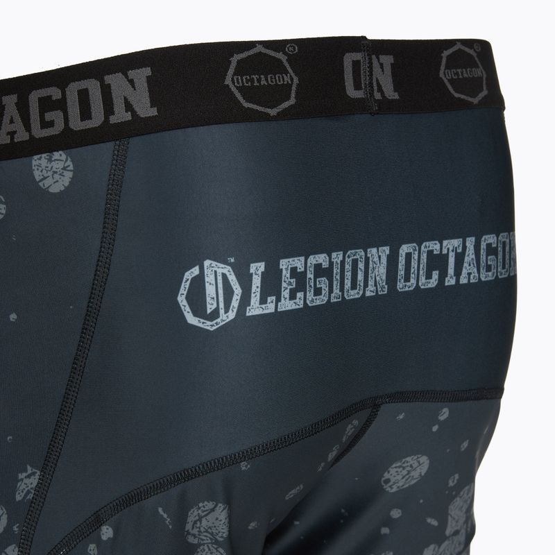 Pánske tréninkové šortky Octagon Legion Grunge black/grey 4