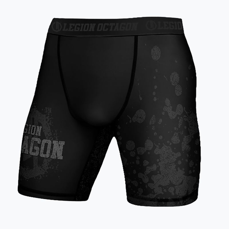 Pánske tréninkové šortky Octagon Legion Grunge black/grey