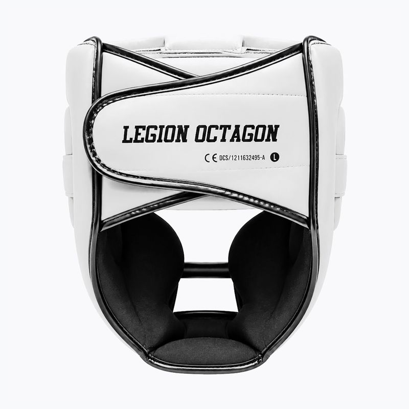 Boxerská prilba Octagon Legion Guardox 2w1 white 3