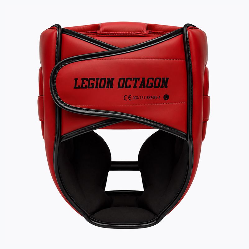 Boxerská prilba Octagon Legion Guardox 2w1 red 3