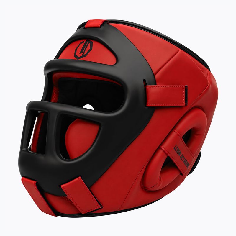 Boxerská prilba Octagon Legion Guardox 2w1 red 4
