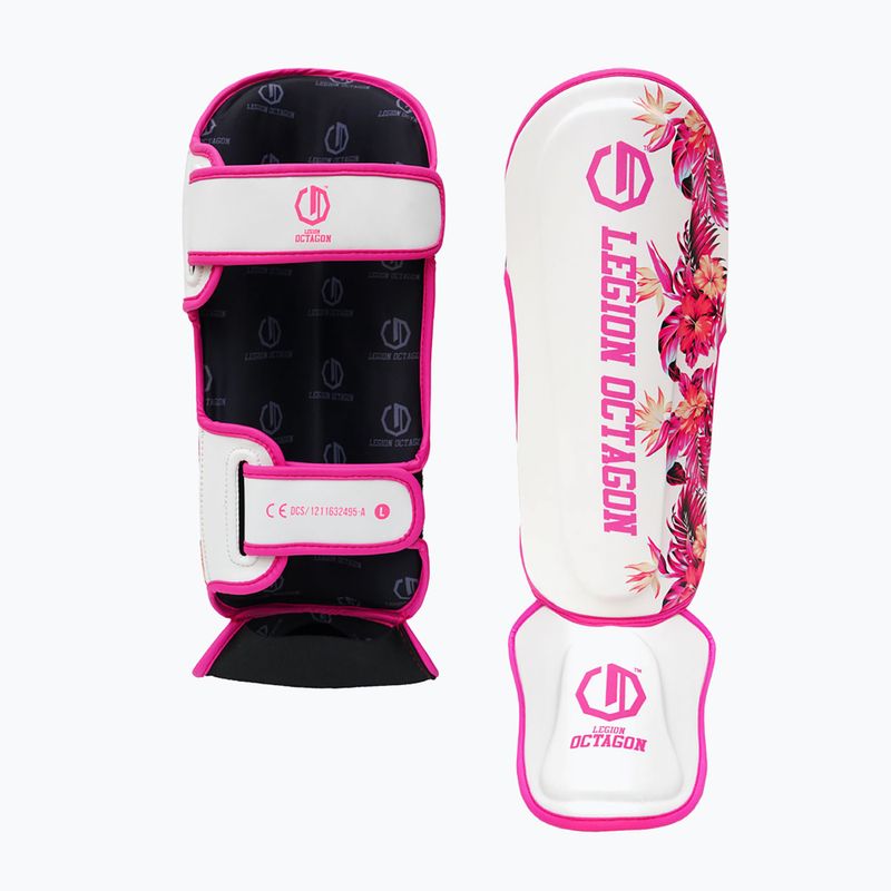 Chrániče holení Octagon Legion Flower white/pink 2