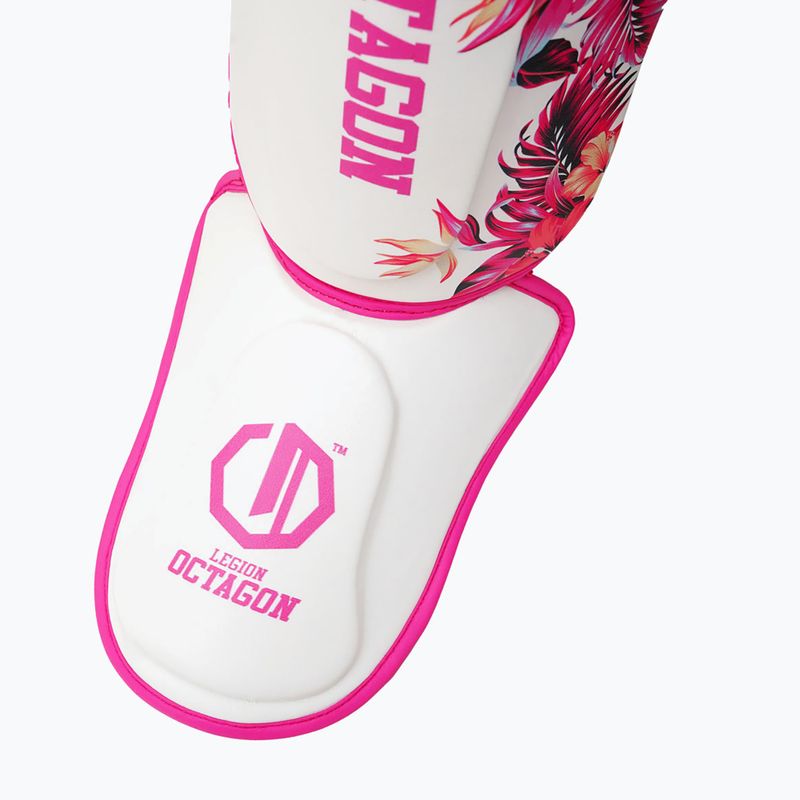 Chrániče holení Octagon Legion Flower white/pink 3