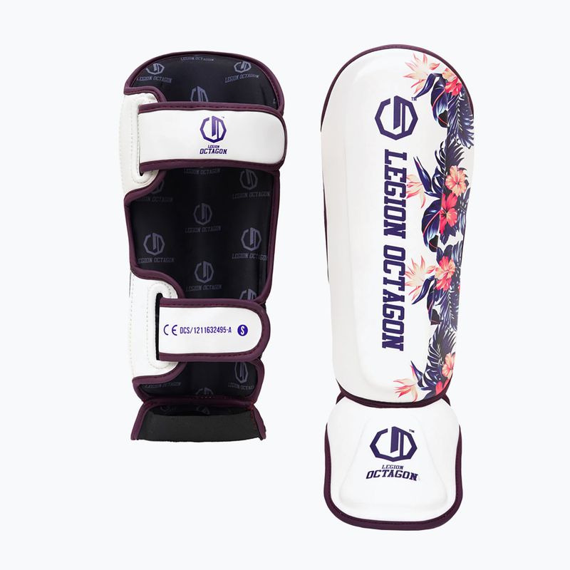 Chrániče holení Octagon Legion Flower white/purple 2
