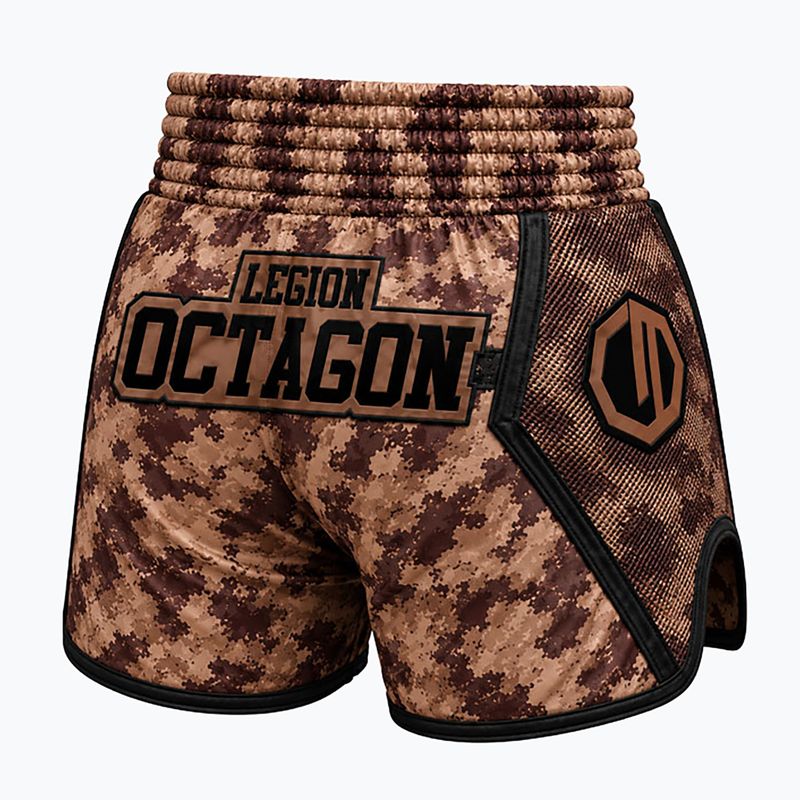 Tréningové šortky Octagon Legion Kickboxing/Muay Thai Premium desert storm 2