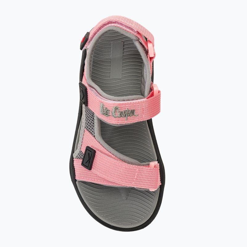 Detské sandále Lee Cooper LCW-24-34-2603 sivá / ružová 5