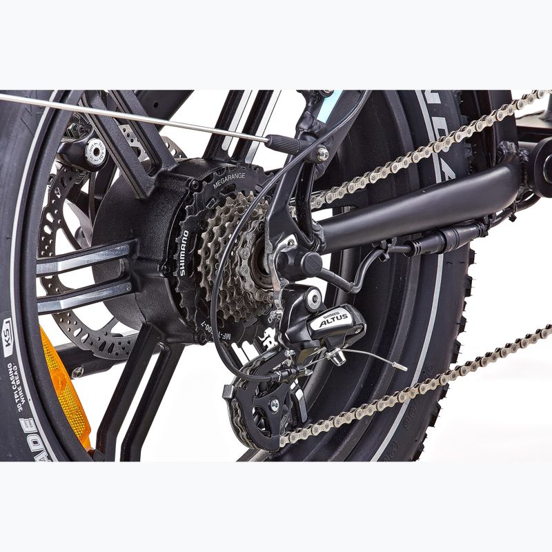 JOBOBIKE Eddy 48V 14Ah 672Wh elektrický bicykel čierny 4