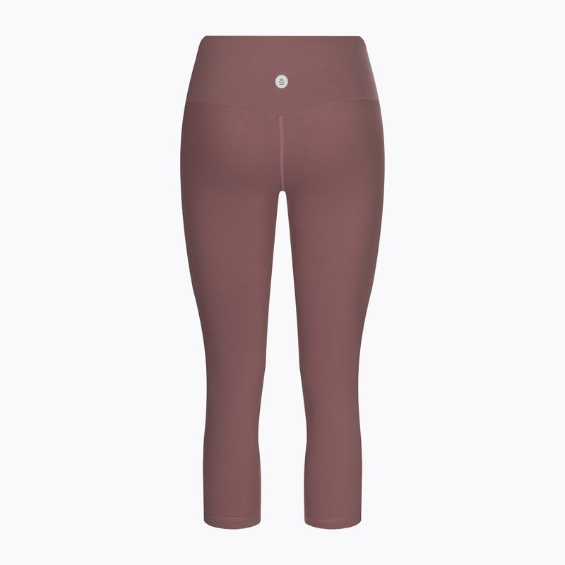 Dámske legíny na jogu Moonholi Yoggings 7/8 pink 234 2