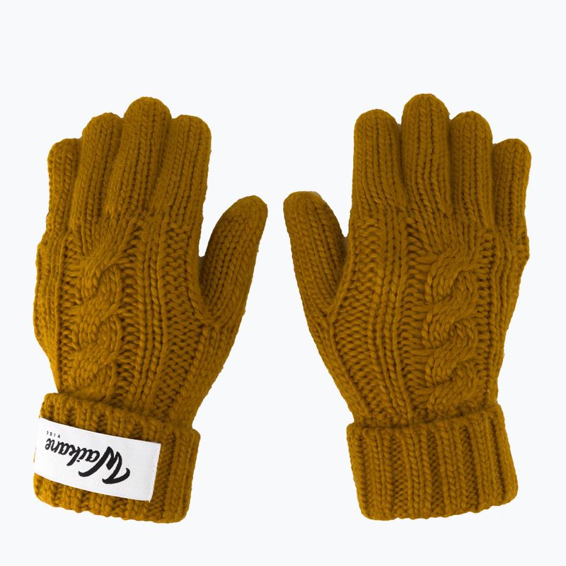 Dámske trekingové rukavice Waikane Vibe Mustard brown 3