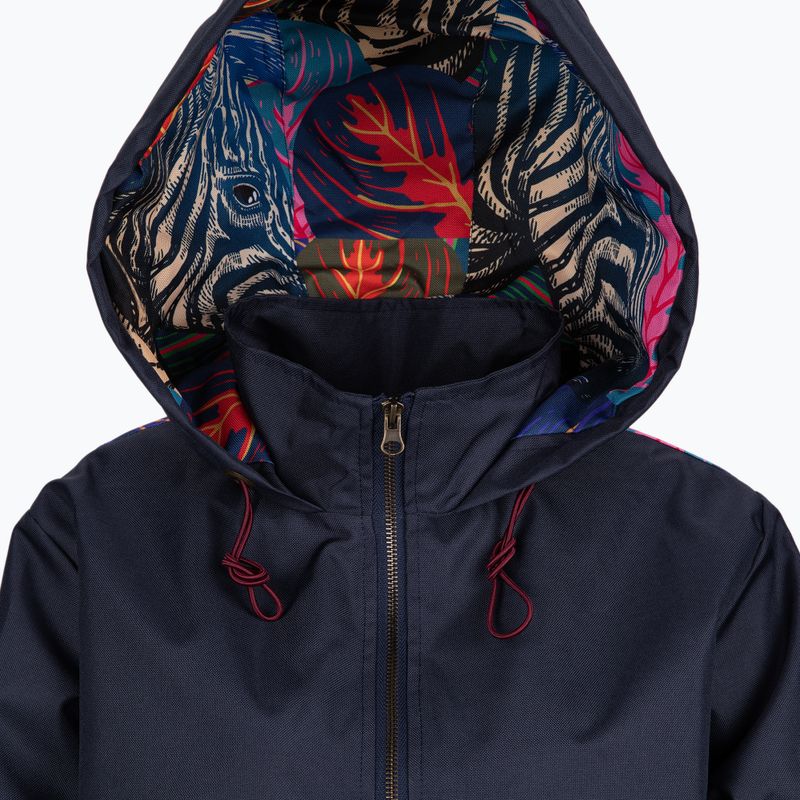 Dámska bunda do dažďa Waikane Vibe Blue Zebra navy blue 3