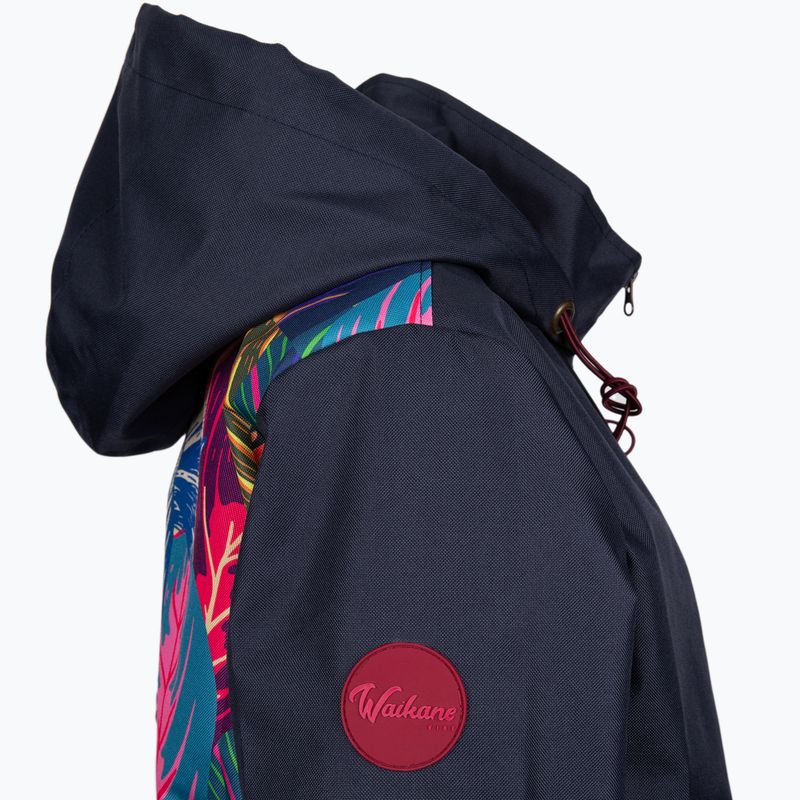Dámska bunda do dažďa Waikane Vibe Blue Zebra navy blue 4