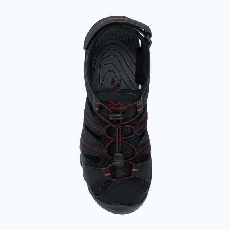 Pánske trekové sandále CampuS Carlit black/red 5