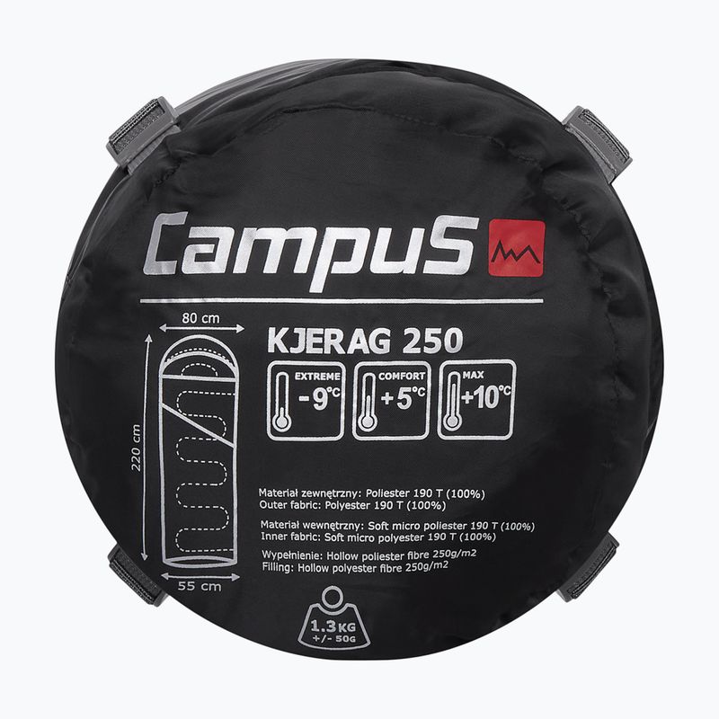 Spací vak CampuS Kjerag 250 black-grey CUP702123404 8