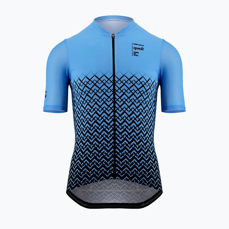 Pánsky cyklistický dres Quest Limone 23 modrý