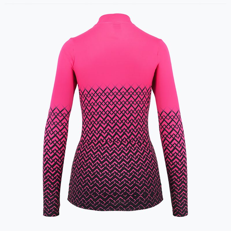 Dámska cyklistická mikina Quest Limone magenta 4
