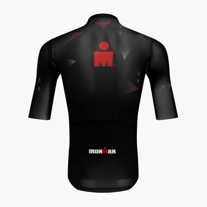 Pánsky cyklistický dres Quest Race Line France Iron Man black 2