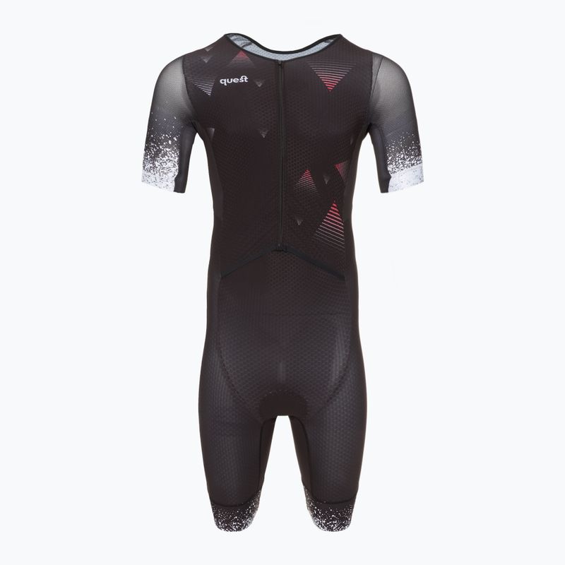 Pánsky triatlonová kombinéza Quest AerodynamicX Ultra black