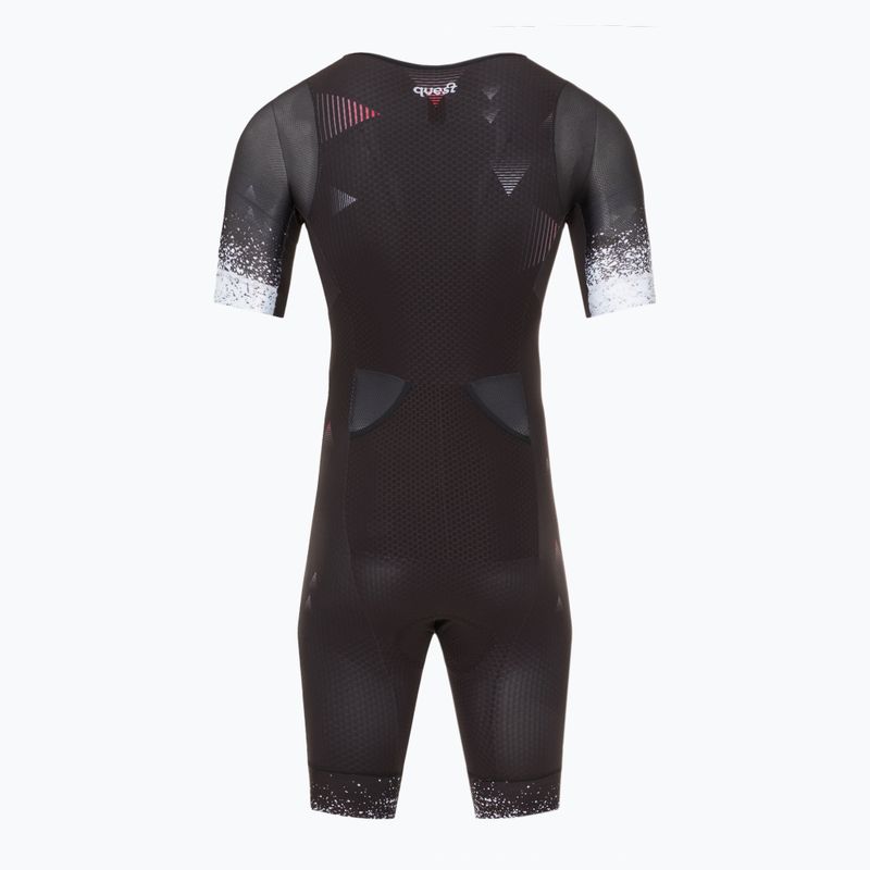 Pánsky triatlonová kombinéza Quest AerodynamicX Ultra black 2