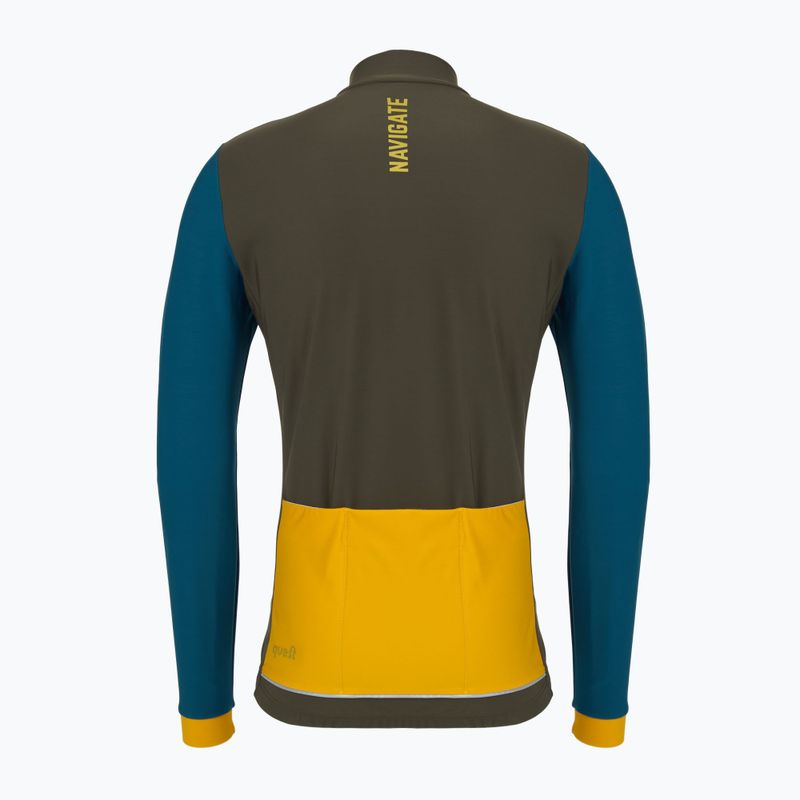 Pánska cyklistická mikina Quest Navigator green 2