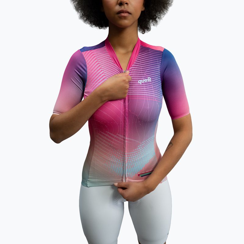 Dámsky cyklistický dres Quest Pink Wind W 6