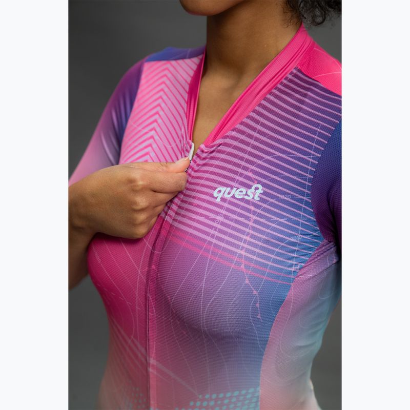 Dámsky cyklistický dres Quest Pink Wind W 9